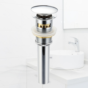 JOYHOO moderno in ottone G 1 1/4 ''dimensioni in ottone cromato accessori per il bagno con cesto di fiori trabocco Pop-Up lavandino di scarico - Product Image 4