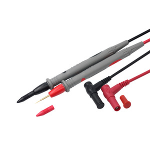 1Mm <span class=keywords><strong>Pin</strong></span> 1000V 10A Mềm Silicone Thử Nghiệm Điện Dẫn Kit 4Mm Chuối Cắm Và Đầu Dò Kim Cho Vạn Năng - Product Image 2