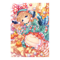 Kit de Peinture Diamant 5D Ever Moment, Fille Anime Japonaise, Mosaïque Carrée en Résine, Sans Cadre, Décoration Murale Artistique ASF3058