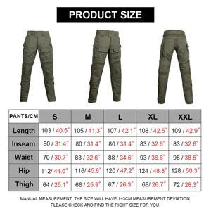 SINAIRSOFT Men G3 Camo Hunting Paintball Tactical Outdoor Trousers Breathable Camouflage Pants with Knee Pads - Product Image 6