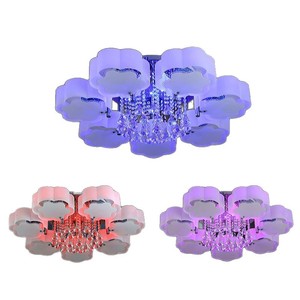 Grande nouvelle lampe de salon, en cristal, pour plafond, combinaison d'éclairage de hall simple et moderne, ensemble complet pour toute la maison - Product Image 5