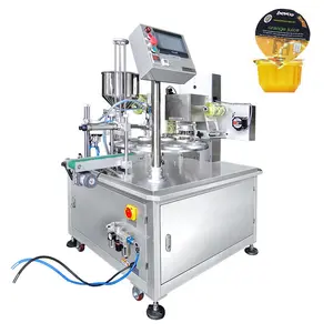 Automatic Rotary Small lastic Tube Pop Fruit Juice fillig Sealing Machine Jelly Filing Machine