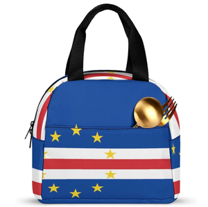 Sac fourre-tout portable pour pique-nique en plein air <span class=keywords><strong>Cap</strong></span>-<span class=keywords><strong>Vert</strong></span>, sac à repas avec drapeau national pour voyage, pique-nique, école, bureau, personnalisable - Product Image 6