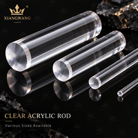 Barre/Colonne en Acrylique PMMA Transparent Solide Xiangwang, Diamètre Personnalisé avec Traitement sur Mesure, Température d'Impression 200°C, Fabriqué en Chine