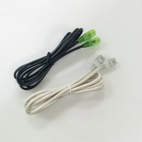 Câble téléphonique torsadé RJ11/RJ45 6P2C/8P8C Cat3 en cuivre massif avec gaine en PVC pour usage télécom - Câble de brassage