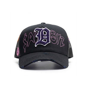 Casquette de baseball originale 2025 de créateur Dand Hat's Caps en daim à large bord, ornée de strass, brodée, ajustée, avec logo personnalisé, modèle <span class=keywords><strong>Danny</strong></span> Hat G5 Gorra - Product Image 2