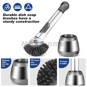Masthome prezzo di fabbrica spazzole <span class=keywords><strong>per</strong></span> la pulizia del filo dell'animale domestico <span class=keywords><strong>spazzola</strong></span> <span class=keywords><strong>per</strong></span> piatti da cucina in plastica trasparente in <span class=keywords><strong>acciaio</strong></span> inossidabile - Product Image 6