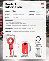 Kit d'insertion de serrage pour frein à disque hydraulique VXM Five Line en alliage d'aluminium, léger et portable pour VTT et vélo de route