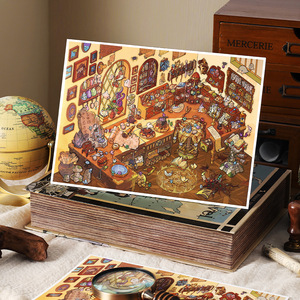 Pegatinas 3D Extra Grandes de Escenas de Mi Pequeña <span class=keywords><strong>Casa</strong></span> Vol.12, Pegatinas Decorativas Divertidas para Diario, Pegatinas 3D Grandes de Paisajes - Product Image 3