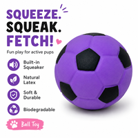 Jouet pour chien en latex naturel durable, jouet à mâcher qui couine pour la dentition des chiots et le jeu interactif