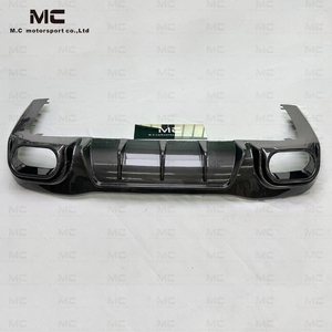 Diffusore posteriore in fibra di carbonio stile <span class=keywords><strong>B</strong></span> per Mercedes Benz AMG GT53 GT63 2019-2022 Difufser in carbonio con punte exhasut - Product Image 6