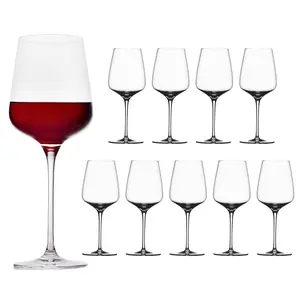 Verres à haute teneur en borosilicate clair Verres à vin de Bordeaux Gobelet Verre à vin Verre à vin fabriqué à la machine pour restaurant hôtel