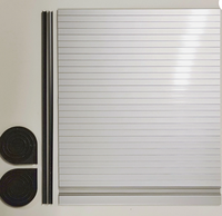 Porte à enroulement en PVC sur mesure, fabrication directe d'usine 2026, porte tambour pour armoire de cuisine