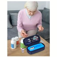 Sac isotherme en polyester pour insuline, best-seller, avec pochette de glace protectrice, étui portable pour le stockage de l'insuline, boîte de réfrigération pour médicaments