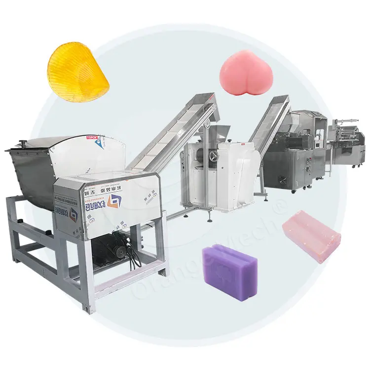 ORME mesin pembuat sabun Toilet otomatis, Mixer sabun Toilet komersial, mesin produksi sabun batang cuci untuk bisnis kecil