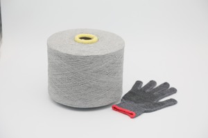 ถุงมือทำงานป้องกันการบาด ทนทาน ระบายอากาศได้ดี  แบบถักสีขาว เบอร์ 7/10  สำหรับผู้หญิงและผู้ชาย - Product Image 4