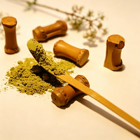 Ensemble d'ustensiles de cuisine en bambou, accessoires de cuisine, fouet à matcha en bois naturel fait à la main, cuillère à thé