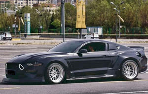 Kit de Carrocería de Alta Calidad en Oferta para <span class=keywords><strong>Mustang</strong></span> 18-23, Estilo Clinched, Lip Delantero, Difusor Trasero, Faldones Laterales, Cejas de Rueda, Instalación con Tornillos - Product Image 5