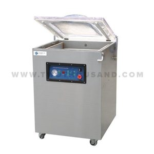 Machine d'emballage sous vide alimentaire commerciale à double barre de scellage DZ600/2D/A à vendre - Product Image 1