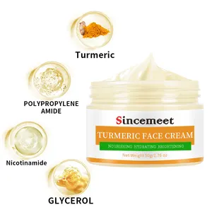 Korean Private Label Moisturizer Whitening Beauty Korean Face Cream Anti Wrinkle Cream Anti Aging Vibrant Glamour Turmeric Cream