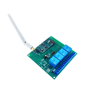 Dài phạm vi 3km không dây Receiver DC12V 4 kênh điều khiển thủy lợi 434MHz <span class=keywords><strong>RF</strong></span> chuyển đổi cho điều khiển công nghiệp - Product Image 3