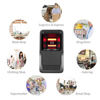 Lecteur de codes-barres omnidirectionnel USB filaire mains libres 1D 2D QR Code 2026 le plus innovant pour l'inventaire