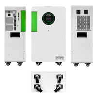Système de stockage d'énergie tout-en-un mobile, onduleur 3,6 kW et batterie 7,68 kWh, générateur solaire LiFePO4, alimentation de secours