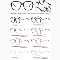 MS 82248 Cadres de Lunettes à Injection Prix de Gros Usine Chine Lunettes de Créateur Optiques Anti-Lumière Bleue