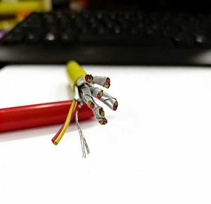 Cable termopar tipo K, 6 pares, 8 pares, 12 pares, blindado individualmente de alta precisión para medición de temperatura, aislamiento de PVC - Product Image 4