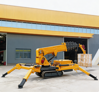 Grue araignée de 1,5 tonne fabriquée en Chine, à flèche télescopique et commande sans fil pour levage de haute précision