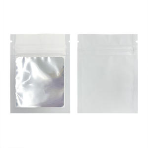 Bolsa de almacenamiento con cierre de cremallera Los accesorios para teléfonos móviles aceptan cremallera autosellante transparente Fábrica de plástico LOGO personalizado Blanco - Product Image 6