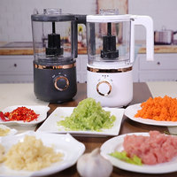 Hachoir à aliments sans fil 42923 USB Chargement de cuisine électrique Hachoir à fruits, oignons et légumes Hachoir à viande Mini robot de cuisine en plastique