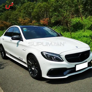 Kit de pare-chocs automatique en matériau ABS de marque SPM pour Mercedes Benz classe C w205 2015-2021 mise à niveau vers les accessoires de kit de carrosserie <span class=keywords><strong>c63</strong></span> amg gt <span class=keywords><strong>2016</strong></span> + - Product Image 6