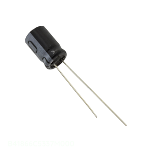 Condensador de Canal de Fabricante, Aluminio, 330uF, 20%, 25V, Radial, Montaje a Través de Orificio, B41866C5337M000, 330 uF - Product Image 1