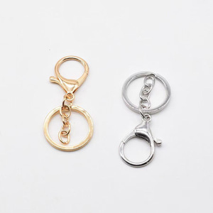 Zinc Alloy Carabiner Keychain Round Metal <b>Key</b> <b>Ring</b> Hard Wearing For DIY Jewelry Bag Accessories - Product Image 3