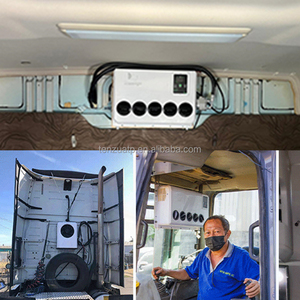 Ventilador de ventilació<span class=keywords><strong>n</strong></span> portátil para camió<span class=keywords><strong>n</strong></span>, aire acondicionado para coche, <span class=keywords><strong>furgoneta</strong></span>, ac man, aircon, estacionamiento pequeño, 12v, 220v - Product Image 5