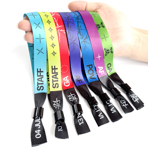 Pulseras de Tela Sublimadas Personalizadas Baratas al por Mayor para Eventos, Pulseras Impresas para Festivales, Pulseras de Tela <span class=keywords><strong>totwoo</strong></span> - Product Image 2