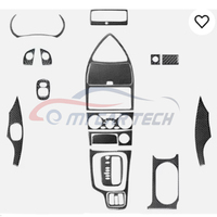 Pour Toyota Celica 2000-2005, ensemble complet de décoration intérieure en fibre de carbone, garniture de tableau de bord, kit carrosserie, autocollant