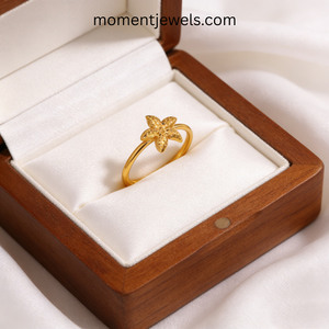 Bague Étoile de Mer en Acier Inoxydable, Étanche, Anti-ternissement, Bijou de Plage Océanique, Réglable, Cadeau d'Été pour Femme - Product Image 6