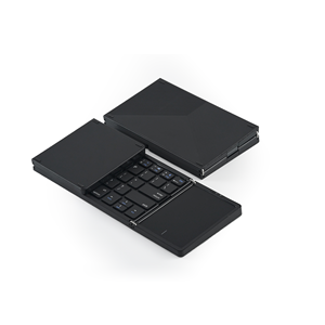 คีย์บอร์ดไร้สายแบบพับได้สามทบ คีย์บอร์ดพับได้บางเฉียบพร้อมทัชแพด สำหรับ iPad iPhone Windows Mac และ Android - Product Image 6
