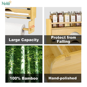 Distributeur de <span class=keywords><strong>papier</strong></span> <span class=keywords><strong>aluminium</strong></span> bambou avec porte-serviettes en <span class=keywords><strong>papier</strong></span> - Product Image 4