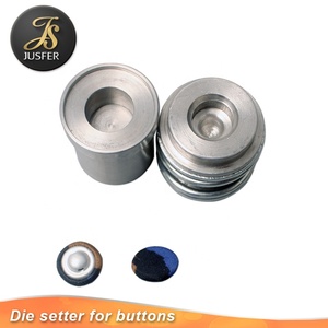 Rifornimento della fabbrica della porcellana piatto pulsante tessuto ricoperto pulsante mould die setter per i pulsanti - Product Image 3