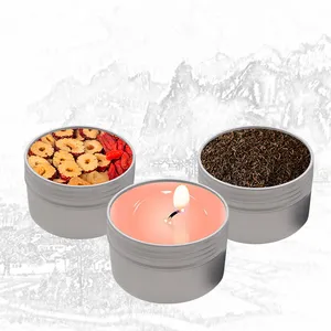 Pot en étain vide en aluminium avec couvercle à vis métallique, 8oz 10oz 5g 10 grammes 10ml 15g, contenant hermétique en aluminium doré pour bonbons/aliments, 1 pièce