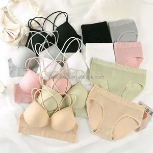 Senza soluzione di continuità donna push-up Spandex alla moda di una taglia media sexy filo libero reggiseno in lattice fisso per donna