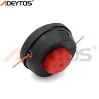Repuestos para Desbrozadora y Cortadora de Césped, Cabezal de Corte Automático a Gasolina (Negro y Rojo)