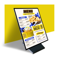 A4 Menu lightbox poster sottile pubblicità luce scatola display LED pubblicità scatola luminosa