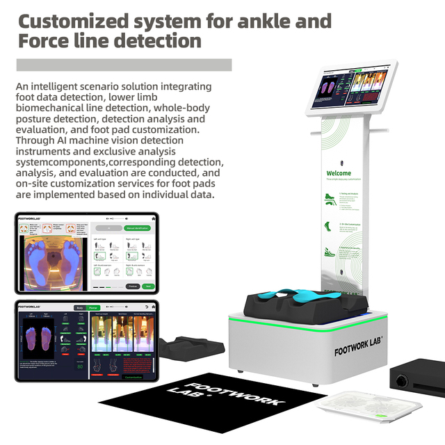Popular USB Interface Customizable Shoe Insoles Machine Orthotic Arch Support Foot Scanner with Personalized Plantillas