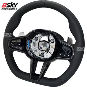 Volante de Cuero Genuino de Alta Calidad, Apto para Modificaciones Interiores de <span class=keywords><strong>Toyota</strong></span>, Compatible con Camry, Avalon, <span class=keywords><strong>Corolla</strong></span>, Crown, Reiz - Product Image 3