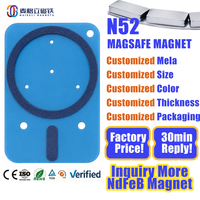 Cincin Magnet Neodymium Presisi MagSafe untuk 18 Pro 18 Pro Max N45 untuk Casing Ponsel Produksi Massal ISO 9001 RoHS REACH Grosir