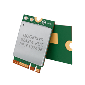 QOGRISYS 6252M-PUC Realtek RTL8852CE 2402Mbps WiFi 6 802.11ax <span class=keywords><strong>2</strong></span>,4G/5GHz <span class=keywords><strong>M</strong></span>.<span class=keywords><strong>2</strong></span> PCIe 5.<span class=keywords><strong>2</strong></span> Modul für PC Laptop - Product Image 1